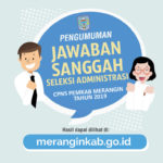 Pengumuman Jawaban Sanggah Seleksi ADM CPNS Pemkab Merangin 2019