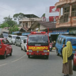 Diskominfo Sampaikan Himbauan Bupati Tentang Corona, Gunakan Armada Damkar Keliling Kota Bangko