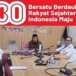 Sekda Merangin Fajarman Didampingi Kadis Kominfo M Arief Ikuti Peluncuran Logo dan Tema HUT ke-80 RI