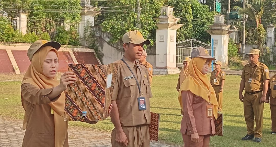 Diskominfo Menggelar Upacara Kedisiplinan