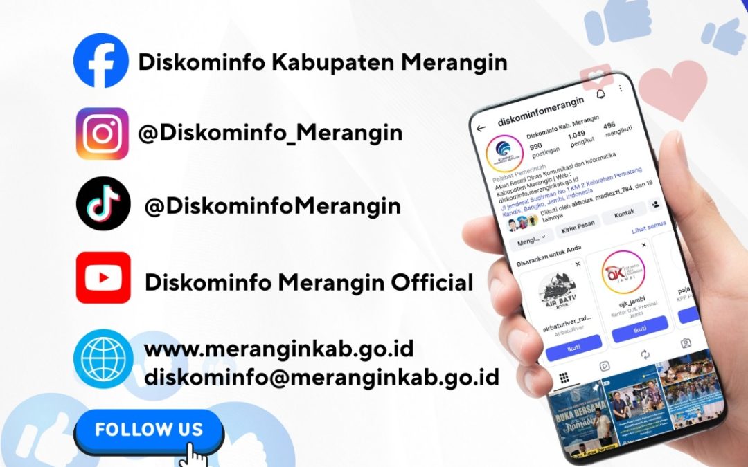 AKHOI RILIS MEDIA SOSIAL RESMI PEMKAB MERANGIN