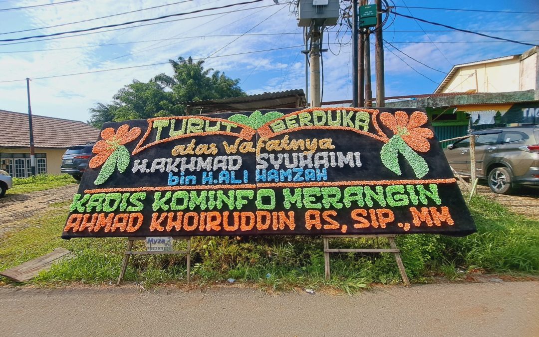 Kadis Kominfo Merangin Hadiri Tahlilan 3 Hari Meninggalnya Bapak H. Akhmad Syuhaimi
