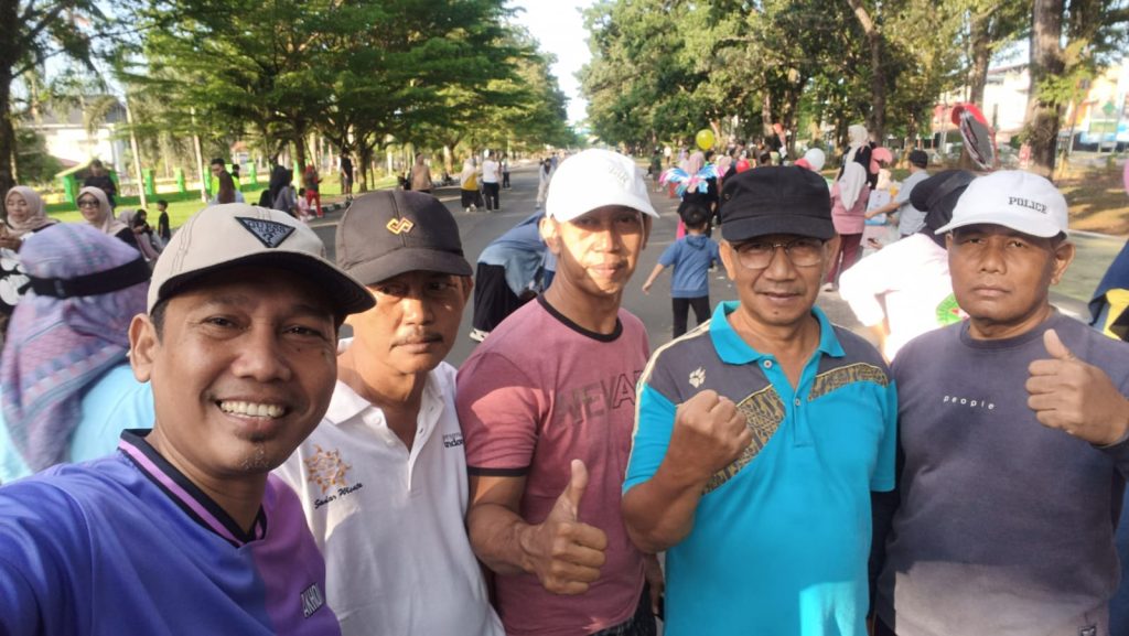 Warga PKJM Ikut Ramaikan Car Free Day, Dukung Gerakan Sehat dan UMKM Merangin