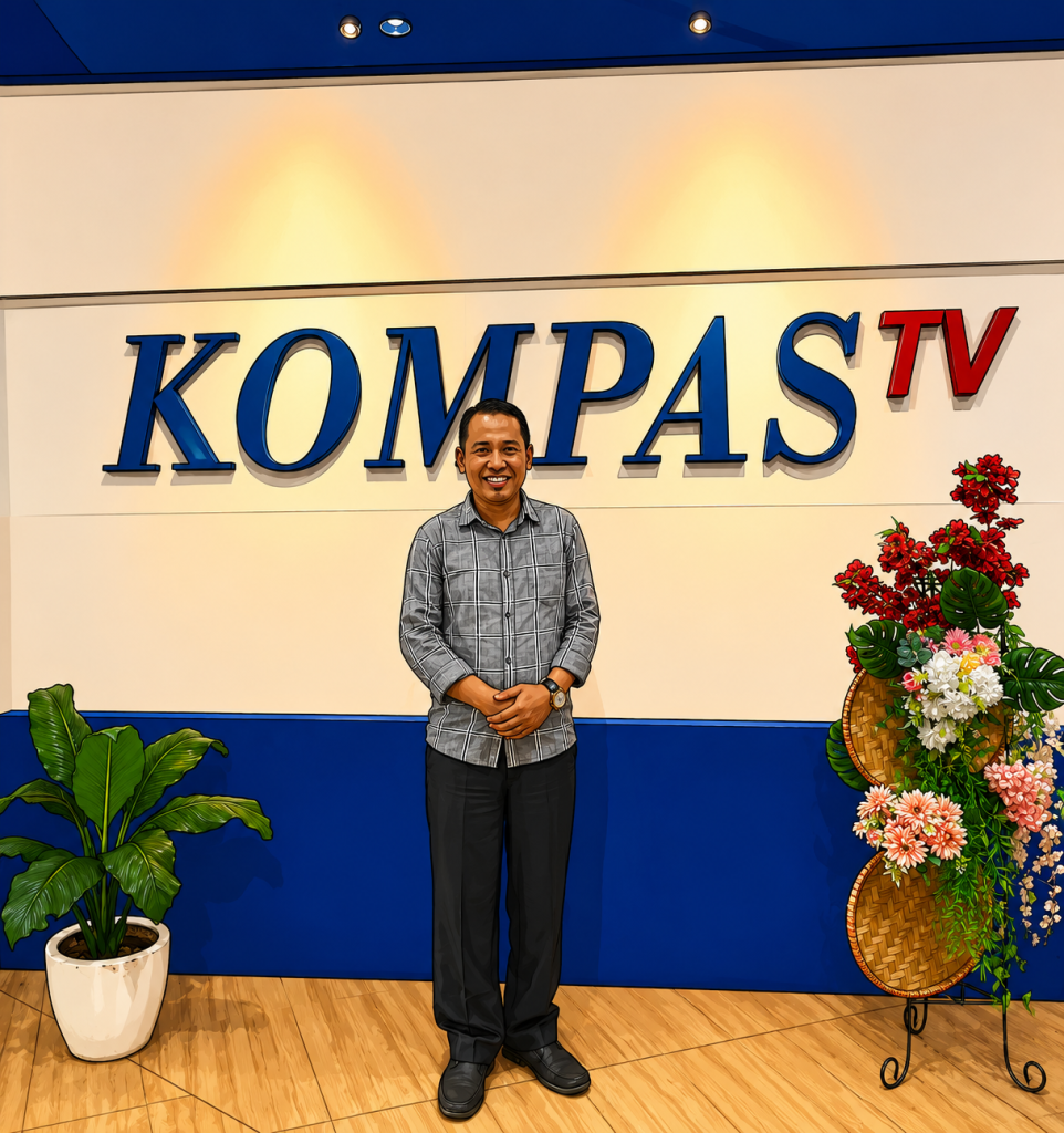 Akhoi, Kepala Dinas Kominfo Merangin Jalin Kerjasama dengan Kompas TV
