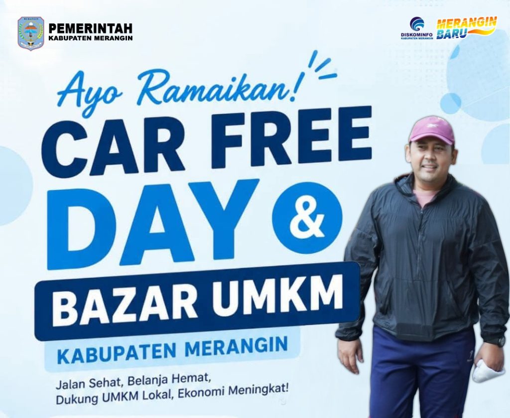 Bupati M. Syukur Terus Ajak Masyarakat Merangin Ramaikan Car Free Day