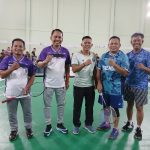 Semarak HUT ke-81 RI, Diskominfo Merangin Ikuti Pertandingan Bulu Tangkis Antar-OPD