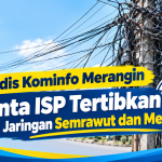 Kadis Kominfo Merangin Minta ISP Tertibkan Kabel Jaringan Semrawut dan Menyuntai