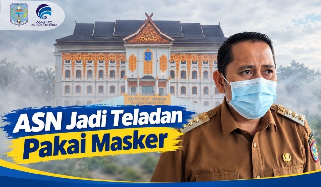 Bupati M. Syukur: ASN Harus Jadi Teladan Pakai Masker Saat Beraktivitas di Luar Ruangan