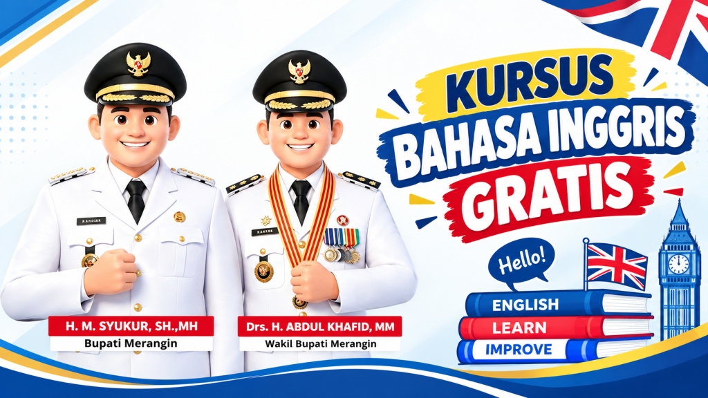 Bupati H. M. Syukur: Bahasa Inggris Kunci Masa Depan, Kursus Gratis Tersedia di 24 Kecamatan